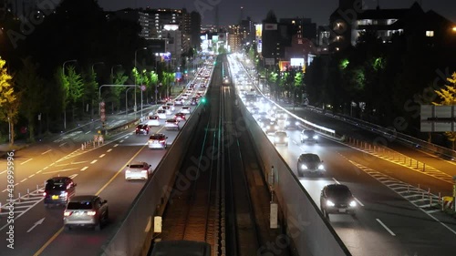 大阪都市夜景　新御堂筋