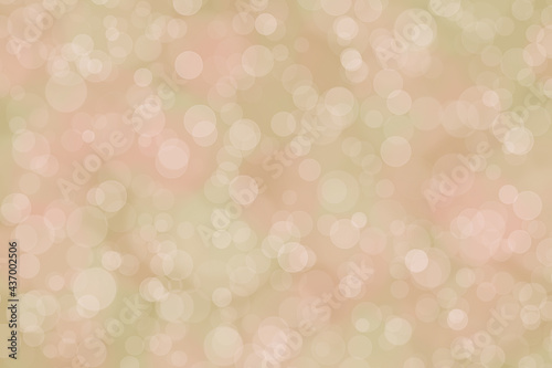 Abstract Christmas holidays yellow pink beige bokeh blurred background texture wallpaper design material.