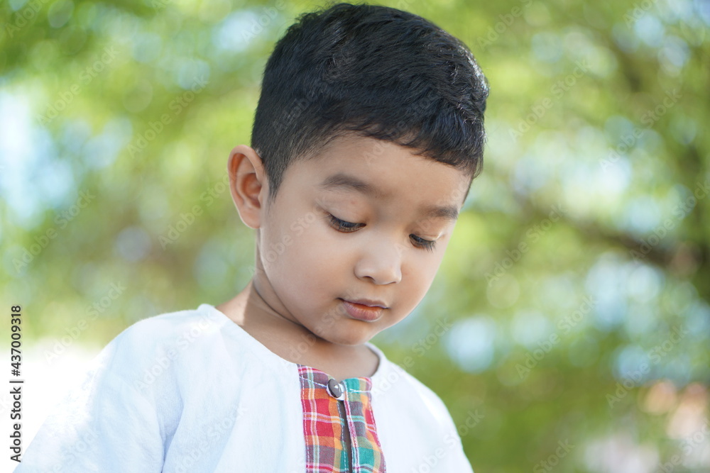 Cute Asian child little Thai boy 2 year old smile make a happy face concept. Cute Asian child little Thai boy 2 year old smile make a happy face concept.