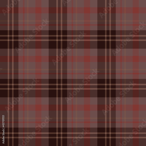 Seamless pattern in cozy colors for plaid, fabric, textile, clothes, tablecloth and other things. Vector image.