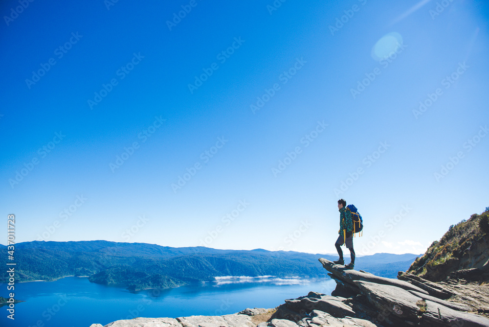 Lake Waikaremoana Track, Great Walks in New Zealand, Te Urewera Stock Photo  | Adobe Stock