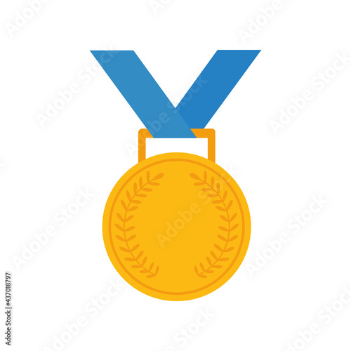 Gold medals. Vector icon image