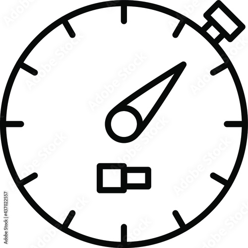 High energy efficiency icon vector. Timer icon