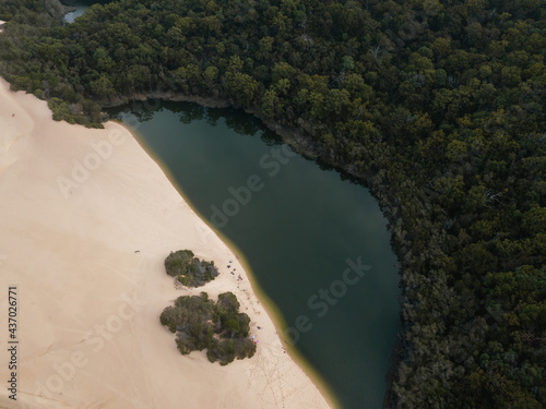 Lake Wabby (the green lake) photo