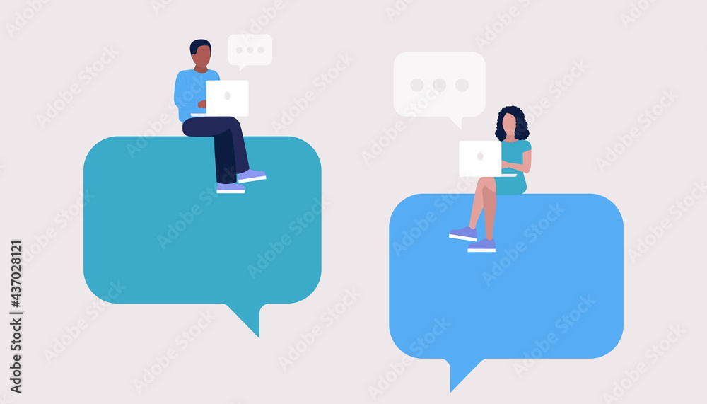 Online communication Online communication