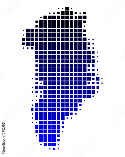 Karte von Grönland