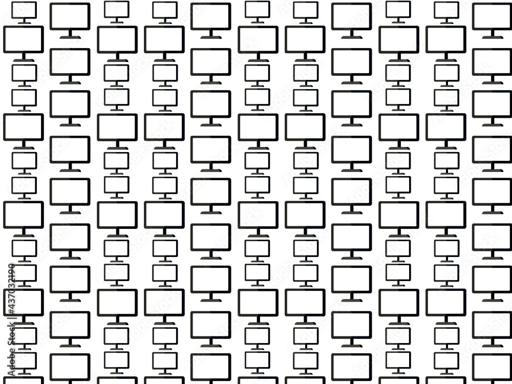 black and white seamless pattern