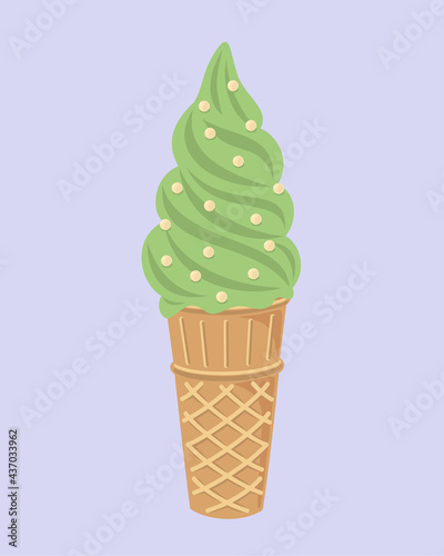 Matcha ice cream / Matcha soft cream
