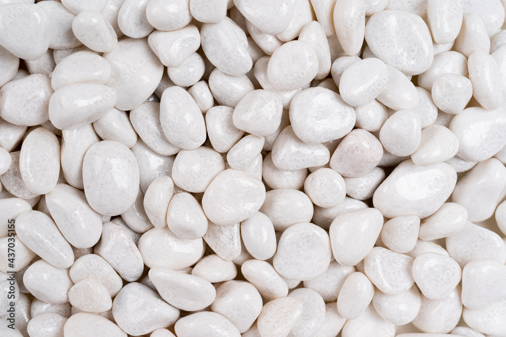 White pebbles stone texture and background White pebbles stone texture and background