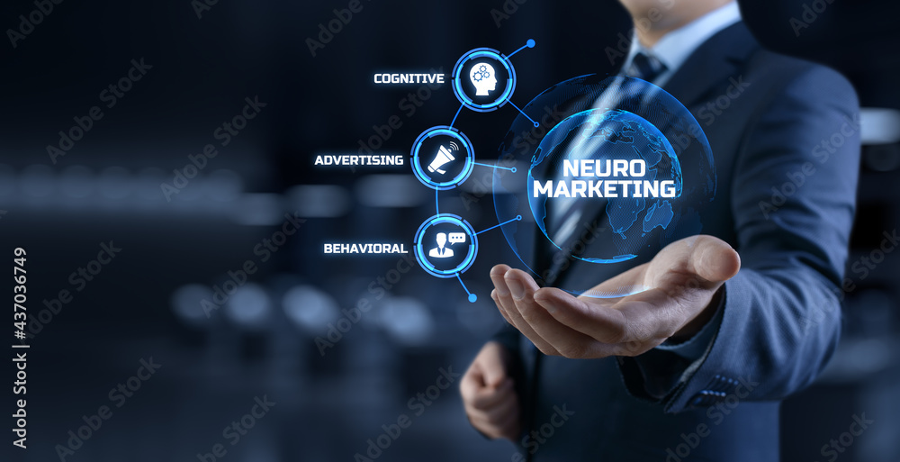Neuromarketing. Sales and advertising marketing strategy concept. Neuromarketing. Sales and advertising marketing strategy concept.