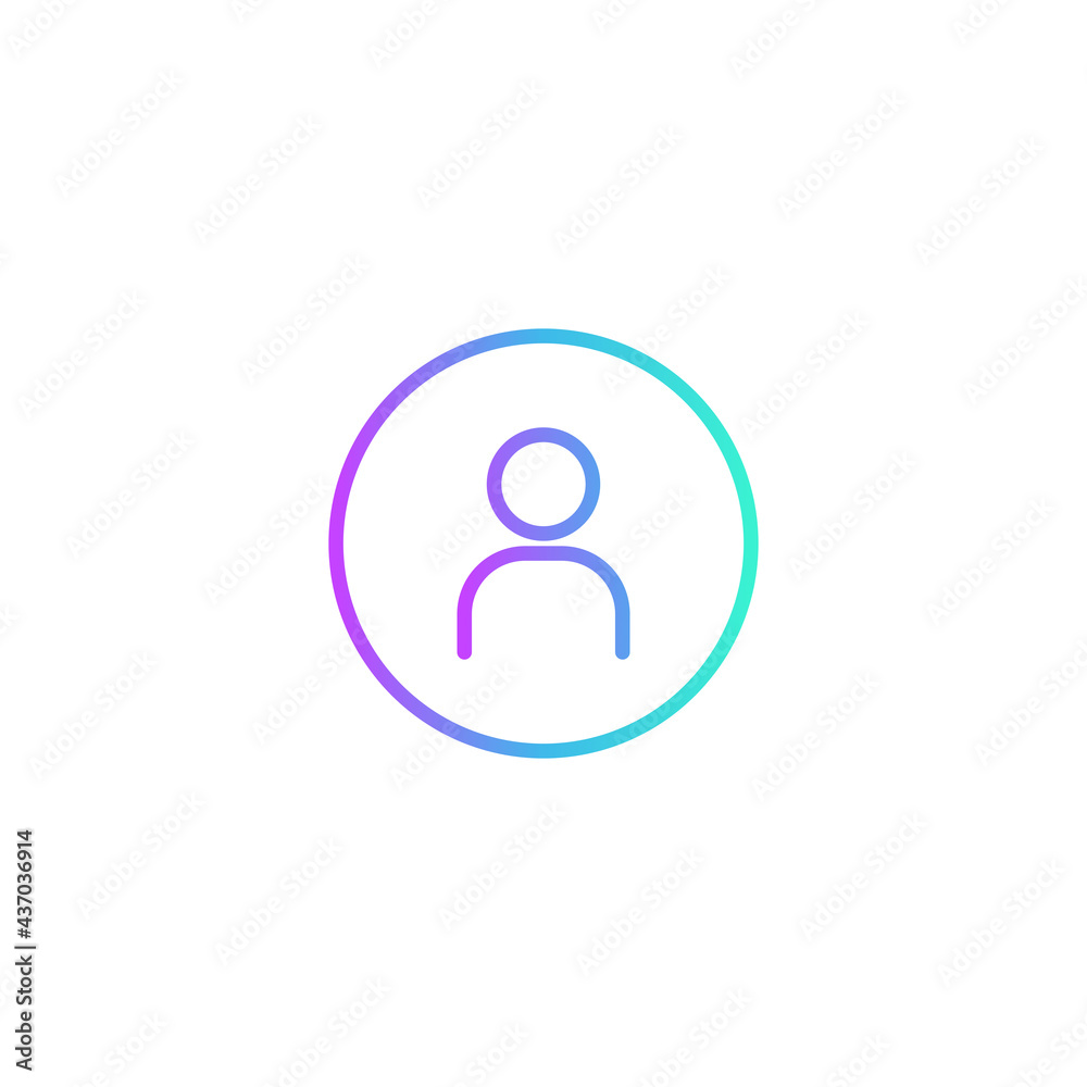 people icon. person icon. User Icon. Vector illustration for graphic design, Web, UI, app.