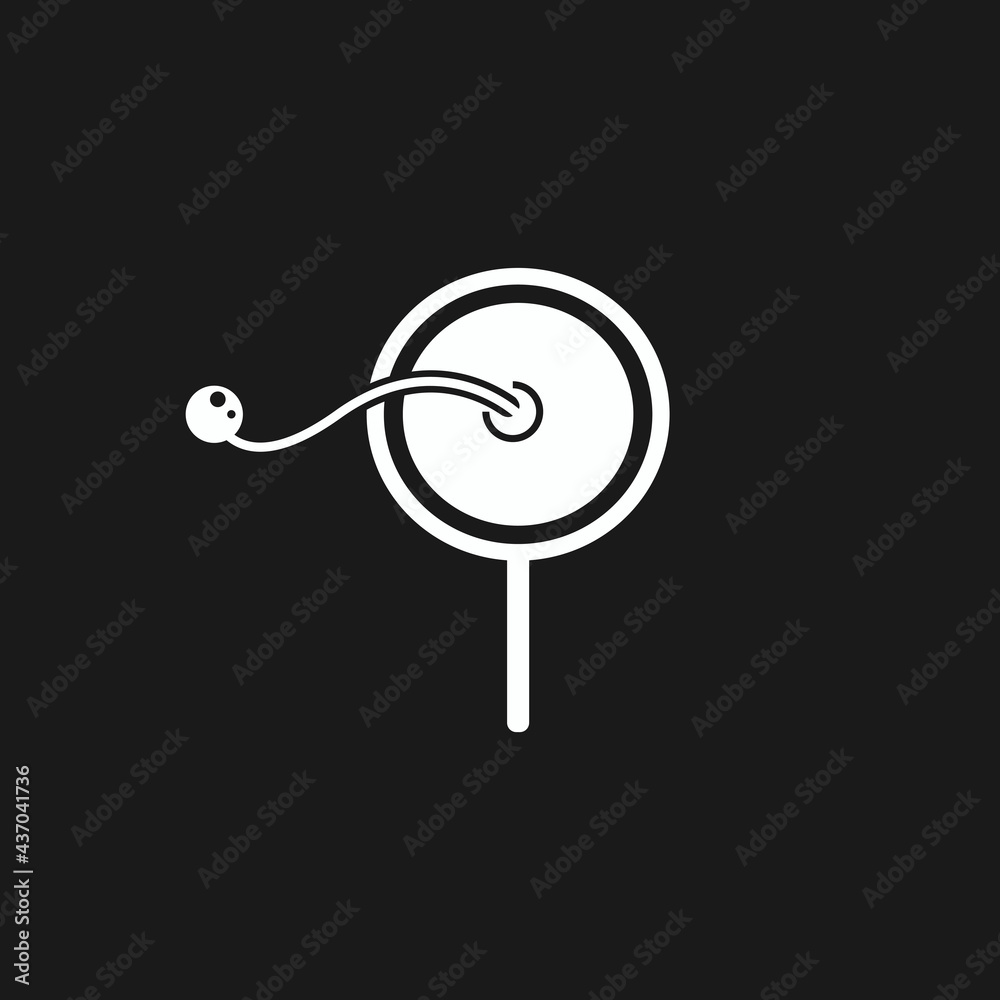 Bouncing Ball Logo Design Vector Bouncing Ball Logo Design Vector