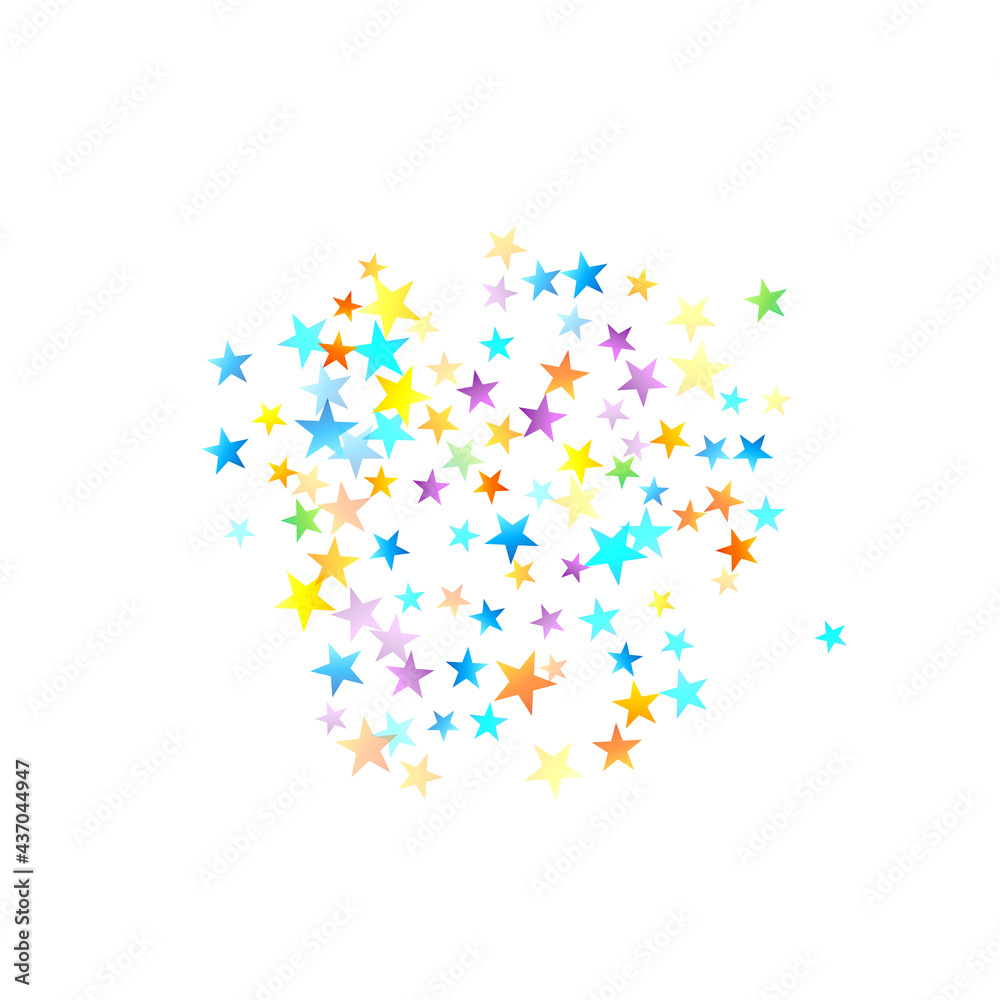 Rainbow Festive Confetti. Carnival Star Falling. Rainbow Festive Confetti. Carnival Star Falling.