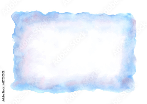 Bright pink-blue watercolor background
