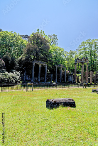 Ruined Roman temple in Virginia Water - UK photo