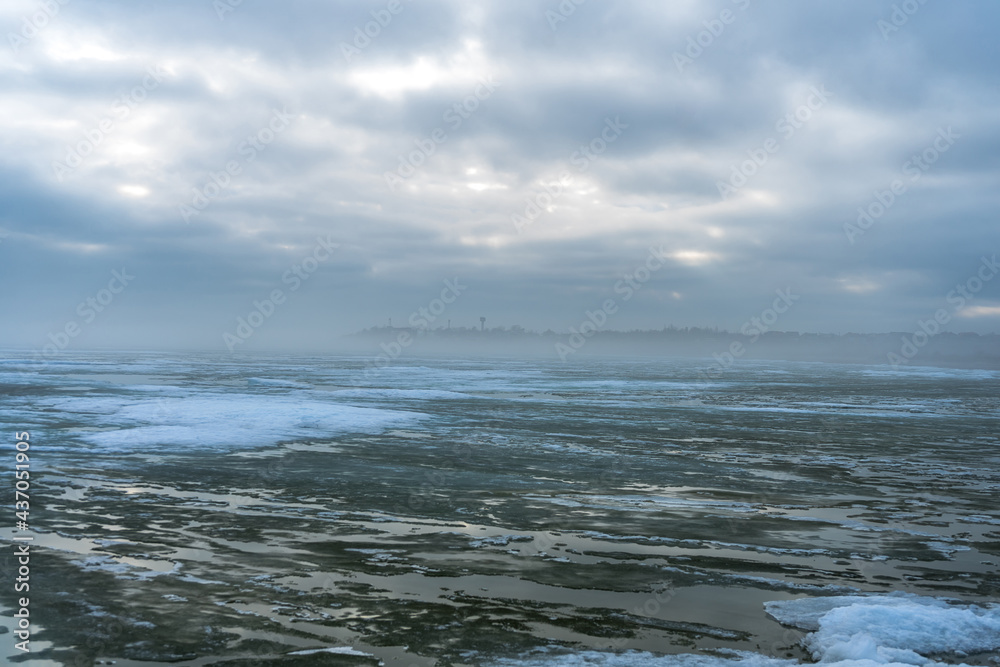 waves on the beach