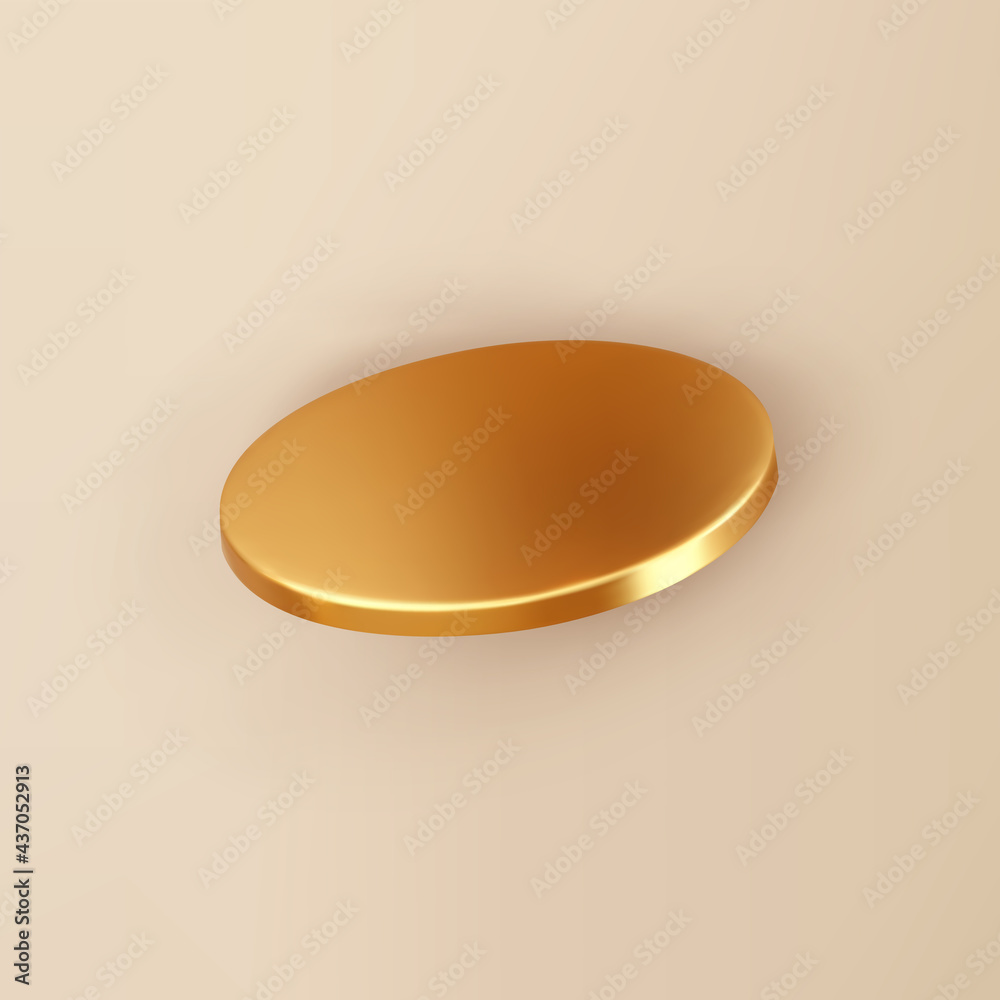 3d render gold geometric shape cylinder with shadows isolated on background. Golden glossy realistic primitive. Abstract decorative vector figure for trendy design 3d render gold geometric shape cylinder with shadows isolated on background. Golden glossy realistic primitive. Abstract decorative vector figure for trendy design