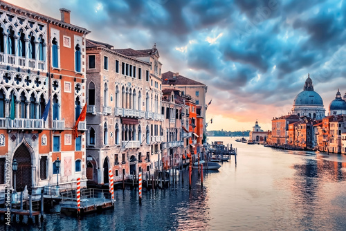 The city of Venice in the morning, Italy