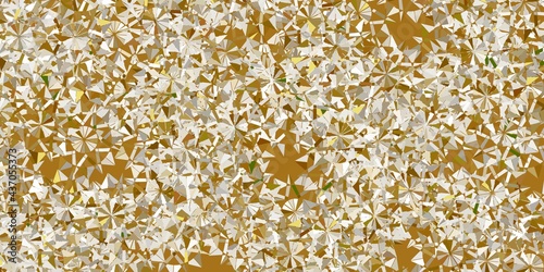 Light gray vector layout with beautiful snowflakes.