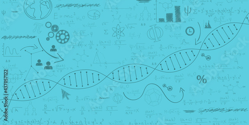 sfondo, dna, farmaceutica, genetica	
