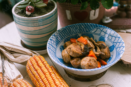 Taiwnaese vegetarain food photo
