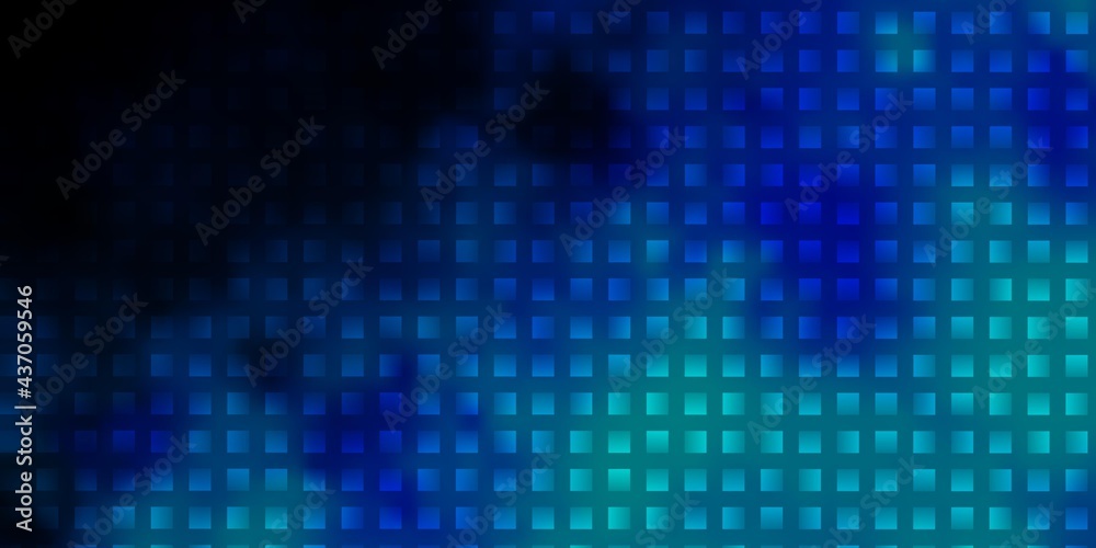 Dark BLUE vector background in polygonal style.