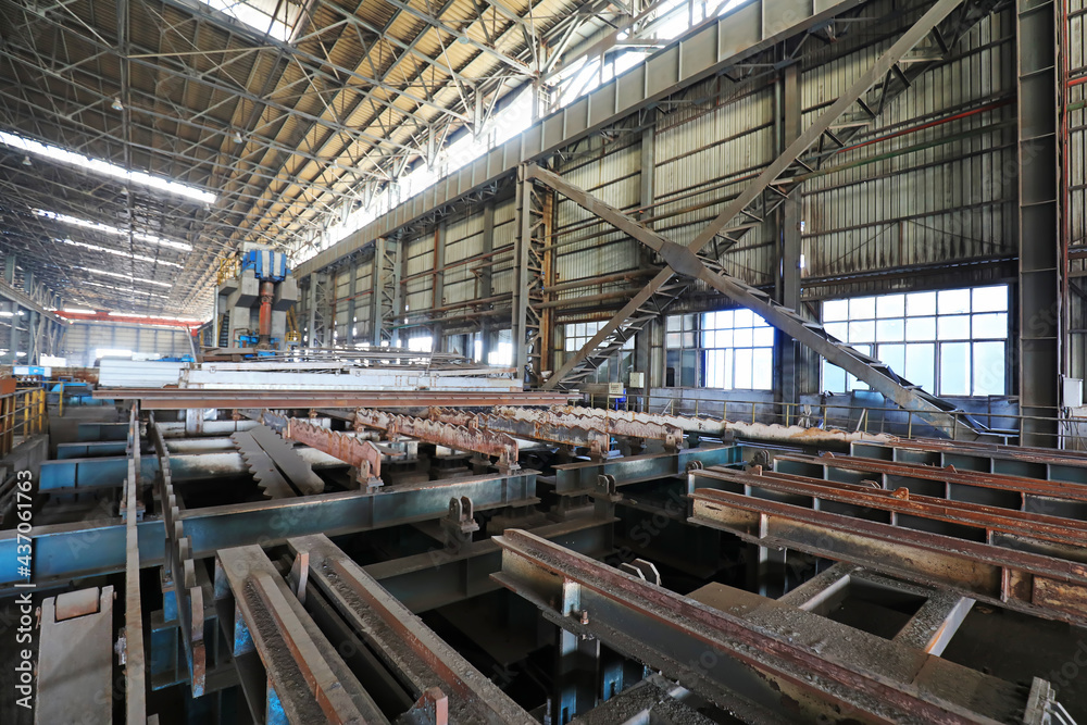 Continuous casting workshop machinery and equipment in an iron and steel company, North China Continuous casting workshop machinery and equipment in an iron and steel company, North China