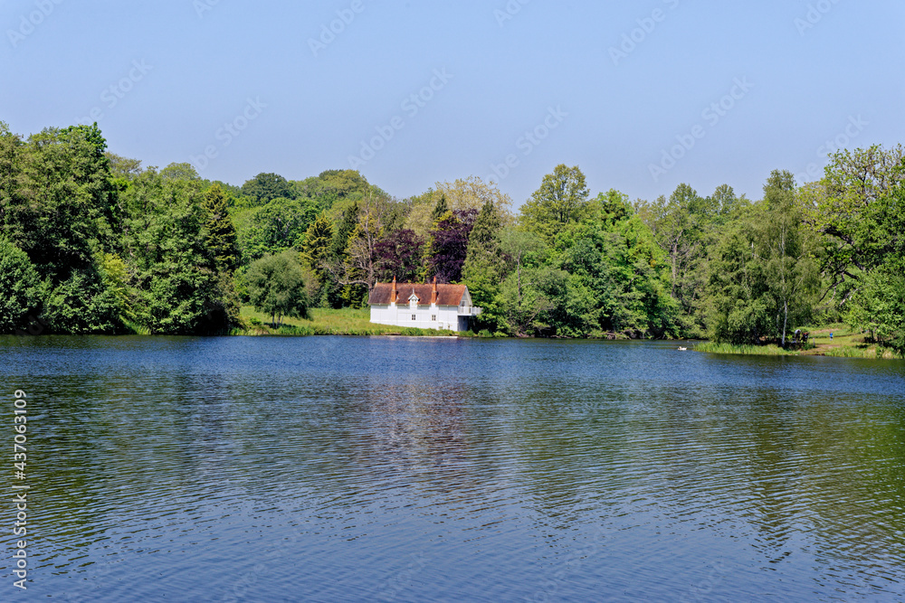 The Fishing Temple - Virginia Water Lake - Surrey England UK The Fishing Temple - Virginia Water Lake - Surrey England UK