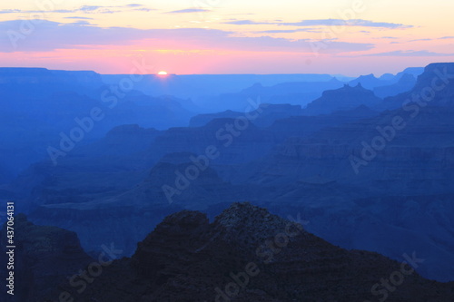 sunset grand canyon desert © 000Jorjon000