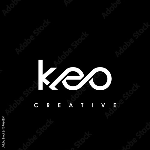 KEO Letter Initial Logo Design Template Vector Illustration photo