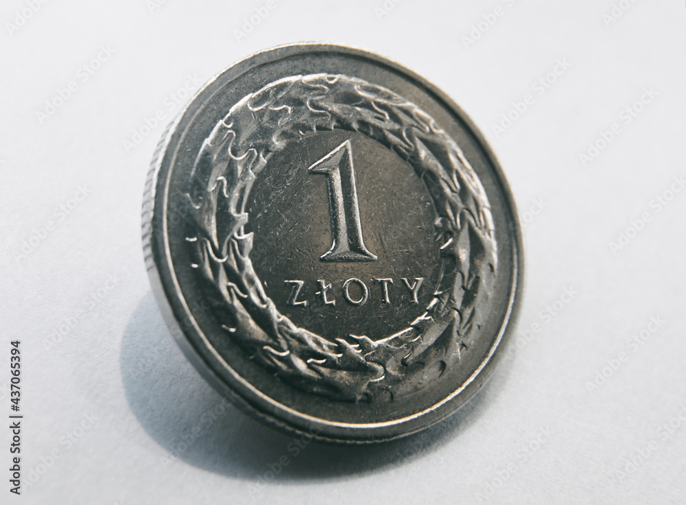 Zloty coins. Close up of polish money in coins. Investment and interest in poland concept. Polish zloty. Business and commercial idea Zloty coins. Close up of polish money in coins. Investment and interest in poland concept. Polish zloty. Business and commercial idea
