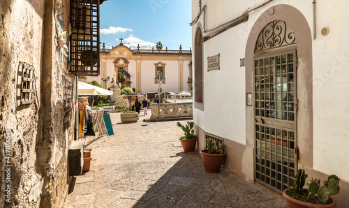 Cuadro en lienzo Cityscape of Monreale, is an Italian town in the metropolitan city of Palermo in Sicily