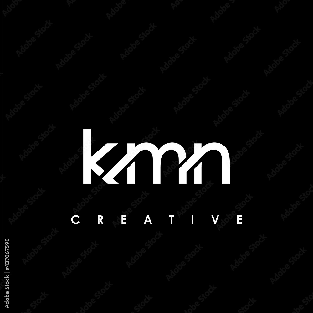KMN Letter Initial Logo Design Template Vector Illustration KMN Letter Initial Logo Design Template Vector Illustration