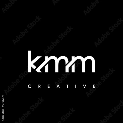 KMM Letter Initial Logo Design Template Vector Illustration photo