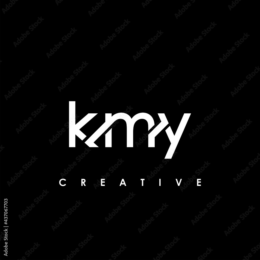 KMY Letter Initial Logo Design Template Vector Illustration KMY Letter Initial Logo Design Template Vector Illustration