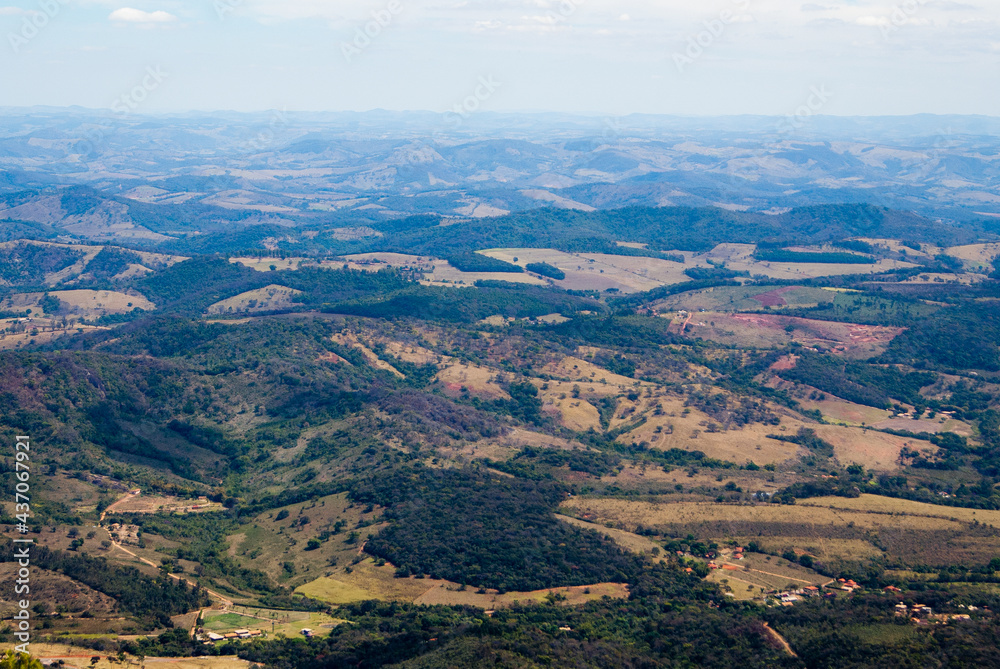 View of Serra da Moeda in Minas Gerais, Brazil