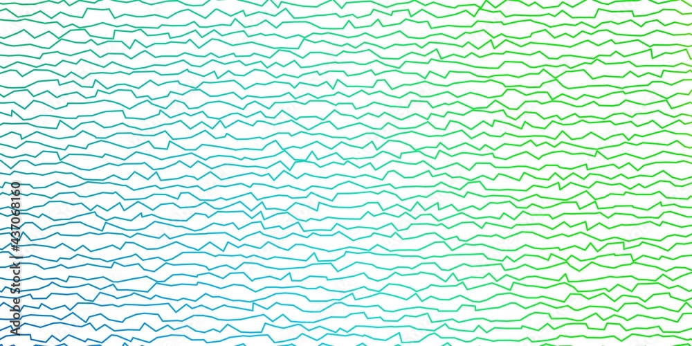 Dark Blue, Green vector pattern with curved lines. Dark Blue, Green vector pattern with curved lines.