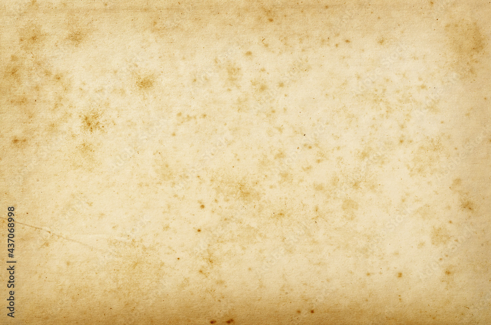 background of empty stained old paper, top view background of empty stained old paper, top view
