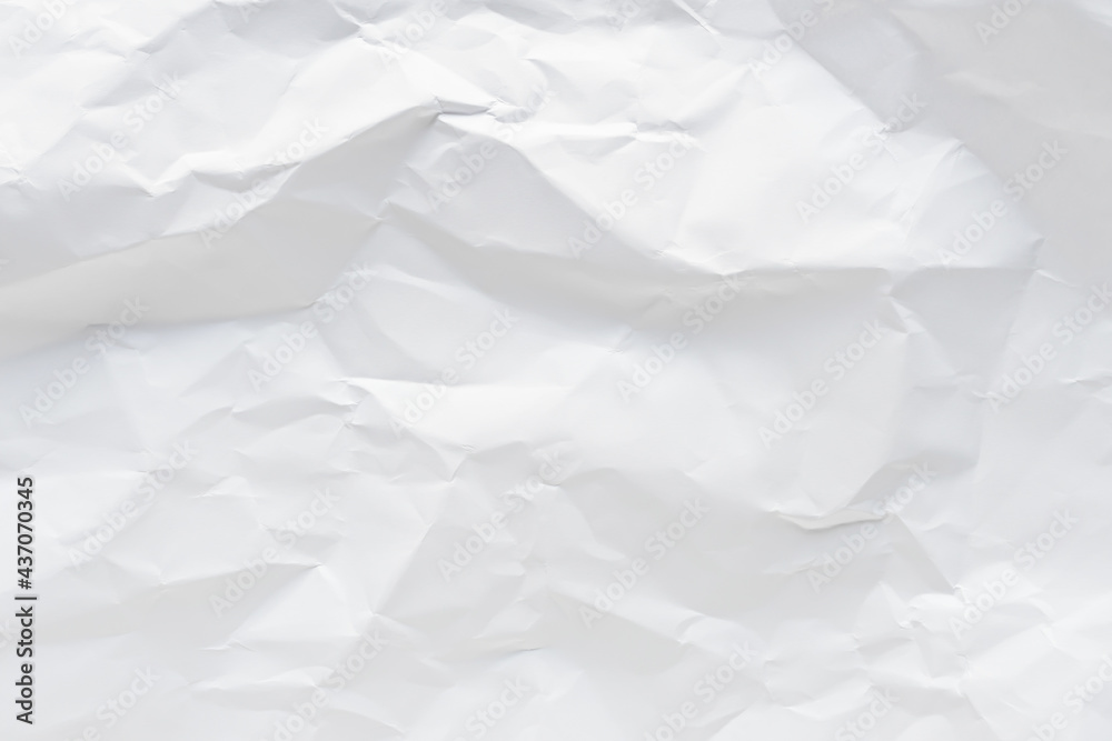 White crumpled paper texture background. White crumpled paper texture background.