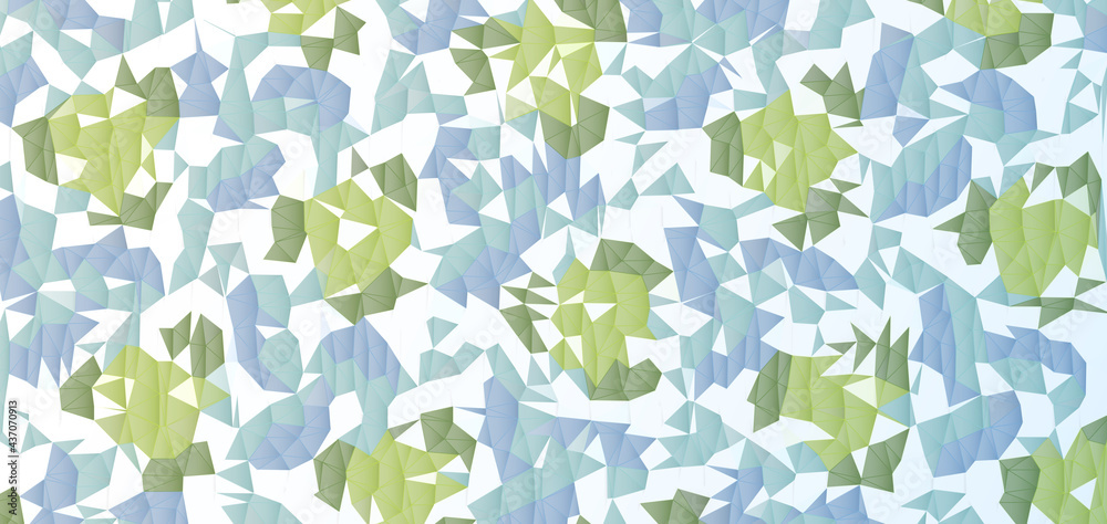 水色と緑の花と葉のポリゴンのベクターのフローラルな背景イラスト Stock Vector Adobe Stock 水色と緑の花と葉のポリゴンのベクターのフローラルな背景イラスト Stock Vector Adobe Stock