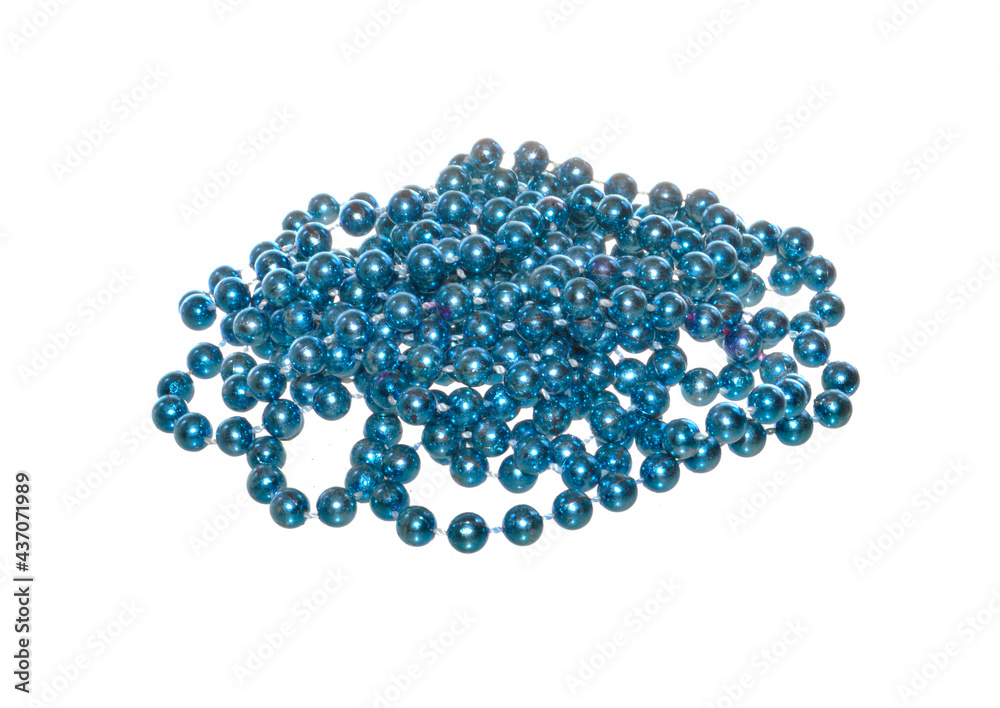 beads isolated on white background