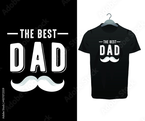 Dad Shirt Fathers Day Gift Shirt- Father's day t shirts design, Happy Father's Day. 
Vector design.