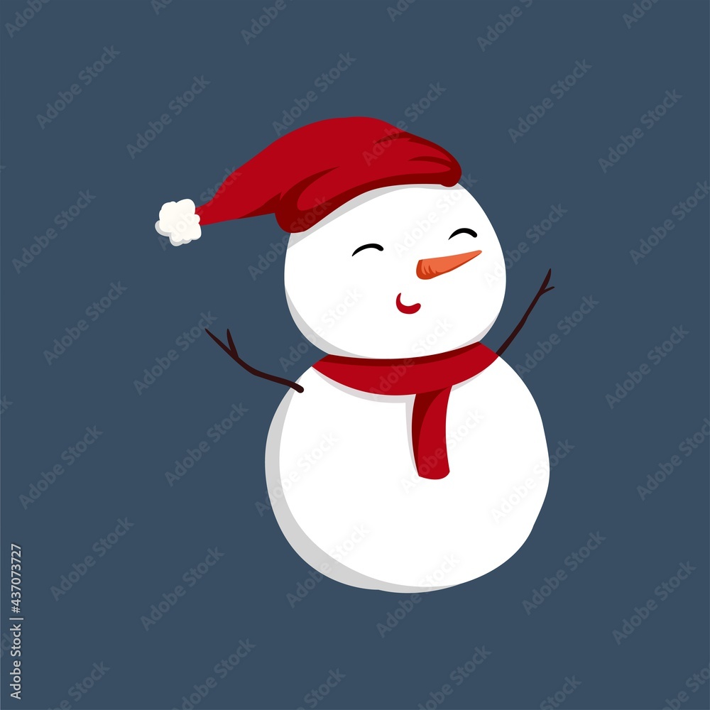Snow doll vector art and graphics Snow doll vector art and graphics
