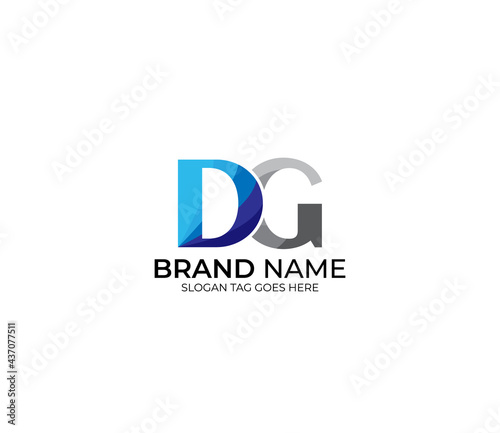 Modern DG Alphabet Blue Or Gray Colors Company Based Logo Design Concept Free Download Modern DG Alphabet Blue Or Gray Colors Company Based Logo Design Concept - GFXLoad