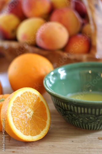 oranges and peaches