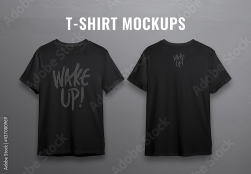 Black T-Shirt Mockups