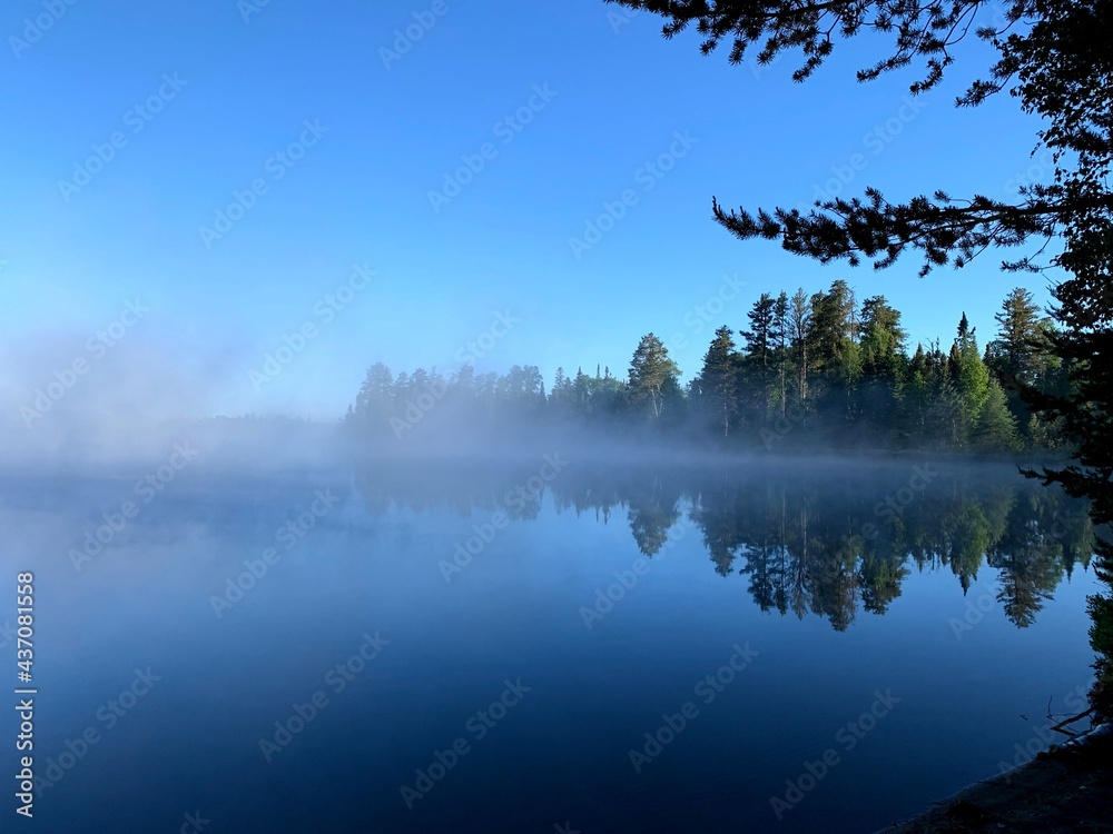 fog on lake fog on lake