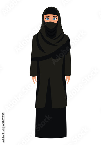 black muslim woman