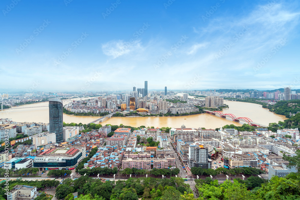 Panorama of Liuzhou, Guangxi, China