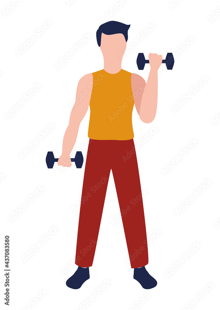 man fitness lifting dumbbells man fitness lifting dumbbells